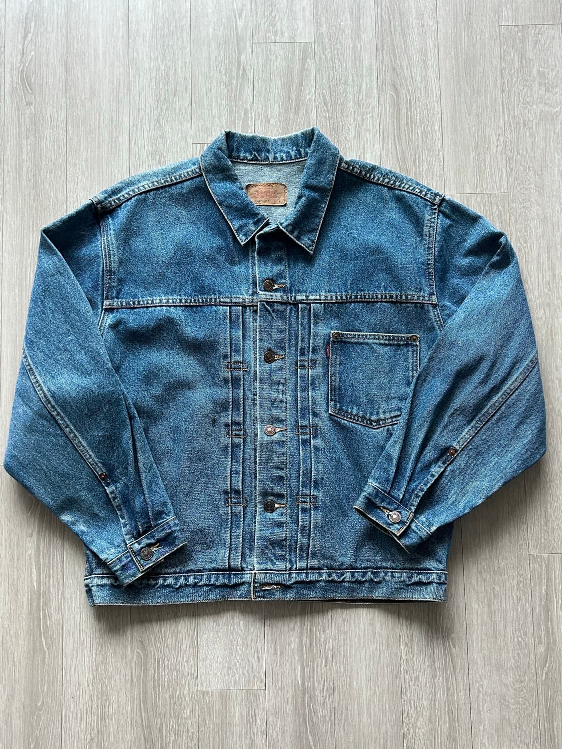 80s 빈티지 리바이스 1세대 데님자켓 상품이미지1