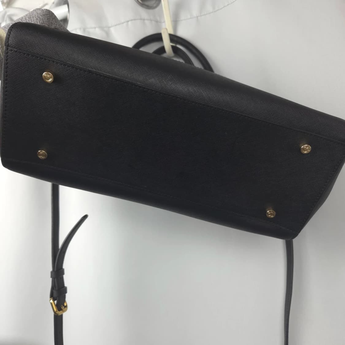 33x24 러브캣 소가죽 블랙 토트백 크로스백 가방 상품이미지6