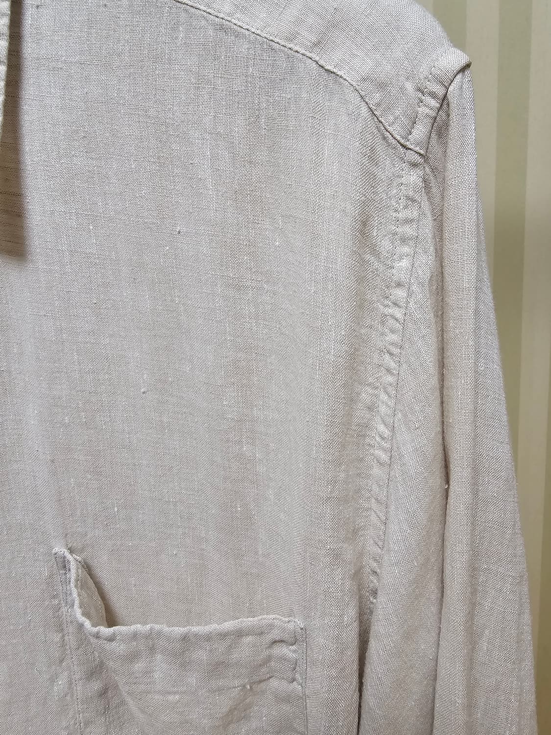 유니클로 셔츠 린넨 XL 상품이미지4