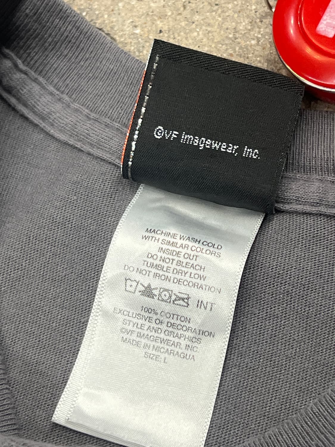 할리데이비슨 빈티지 반팔티 그레이 L 상품이미지5