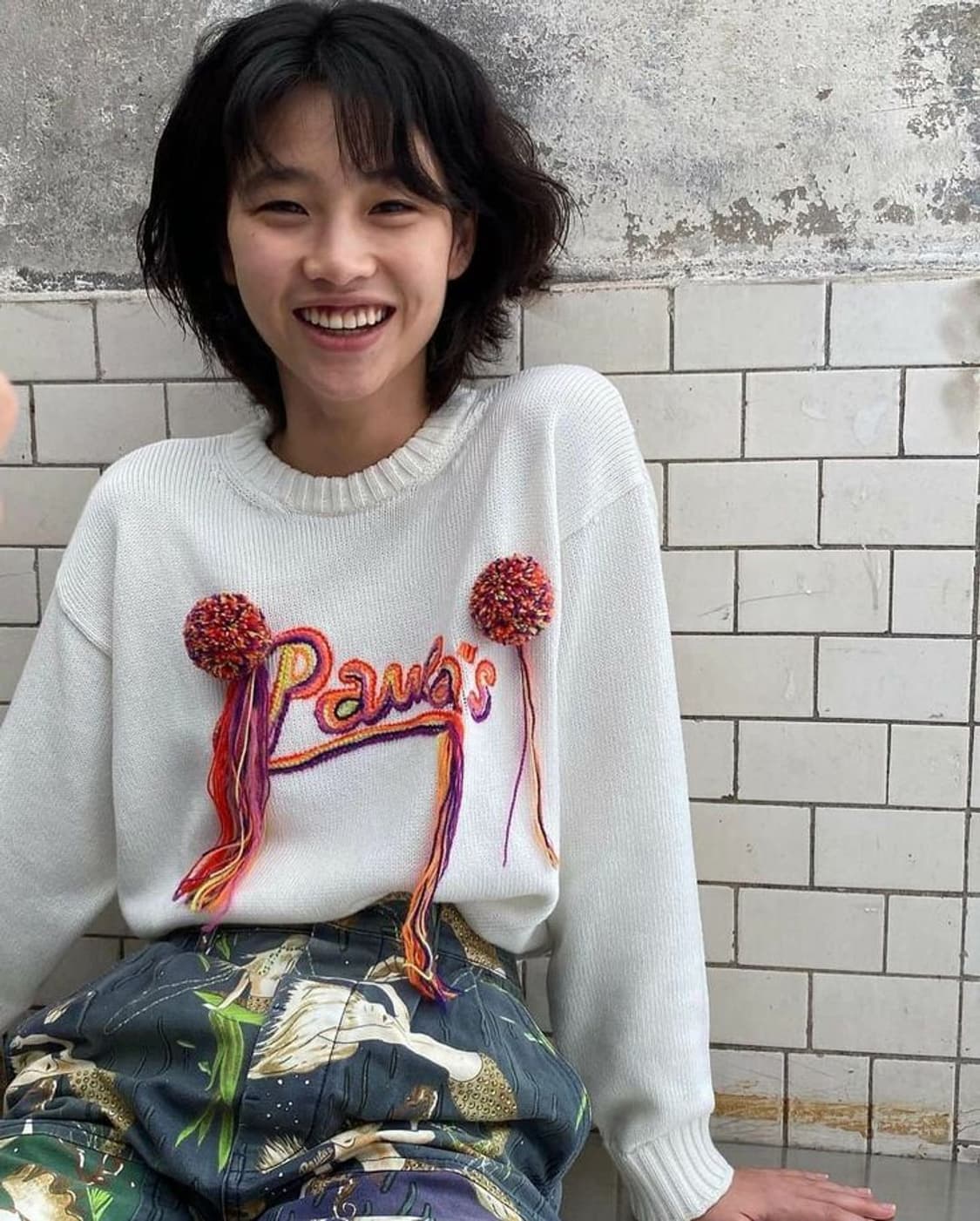 (정호연 착용)로에베 LOEWE 파울라 이비자 컬렉션 니트 스웨터 정품 상품이미지1