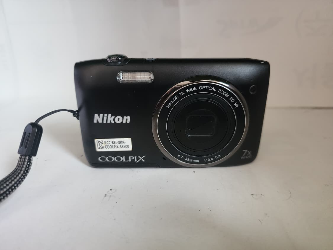니콘 쿨픽스 S3500 블랙 카메라 상품이미지1