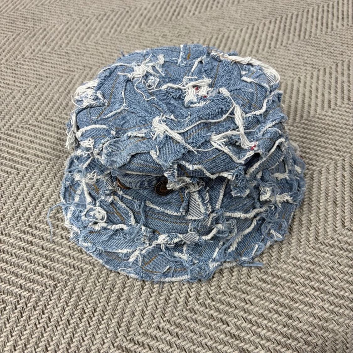 패치워크 데님 버킷햇 v2426 상품이미지1