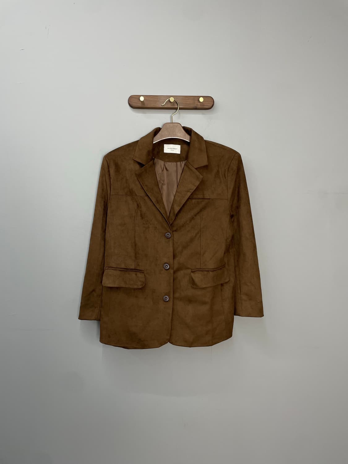 더오픈프로덕트 브라운 스웨이드 자켓 H1273 상품이미지2