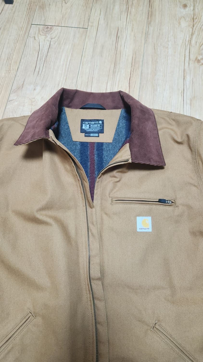 칼하트 디트로이트 자켓 브라운 2XL 상품이미지4