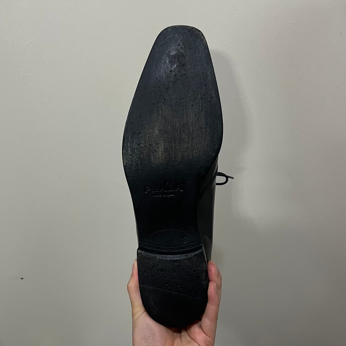 Prada Square Toe Derby Shoes 상품이미지8