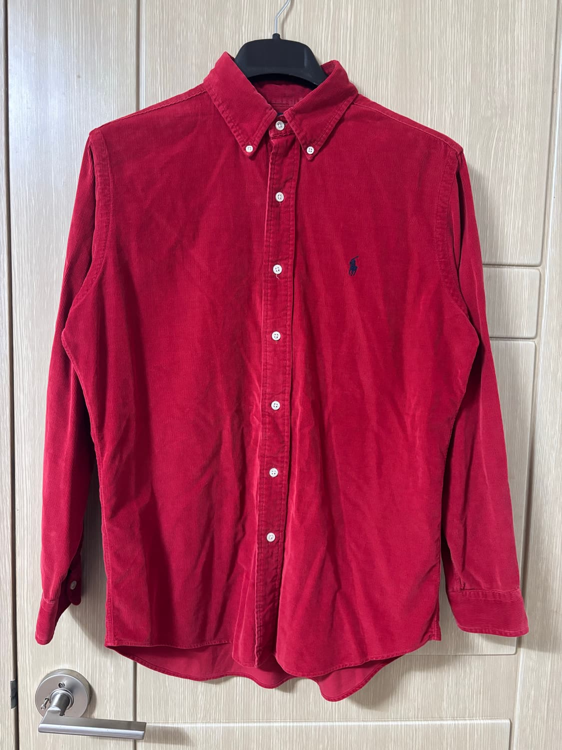 폴로 랄프로렌 코듀로이 셔츠 레드 상품이미지1