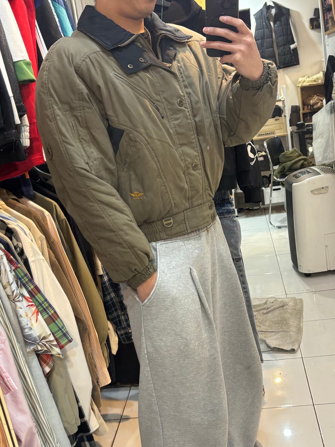 PHENIX 피닉스 90s 아카이브 올드스쿨 봄버 점퍼 자켓 L사이즈 상품이미지7