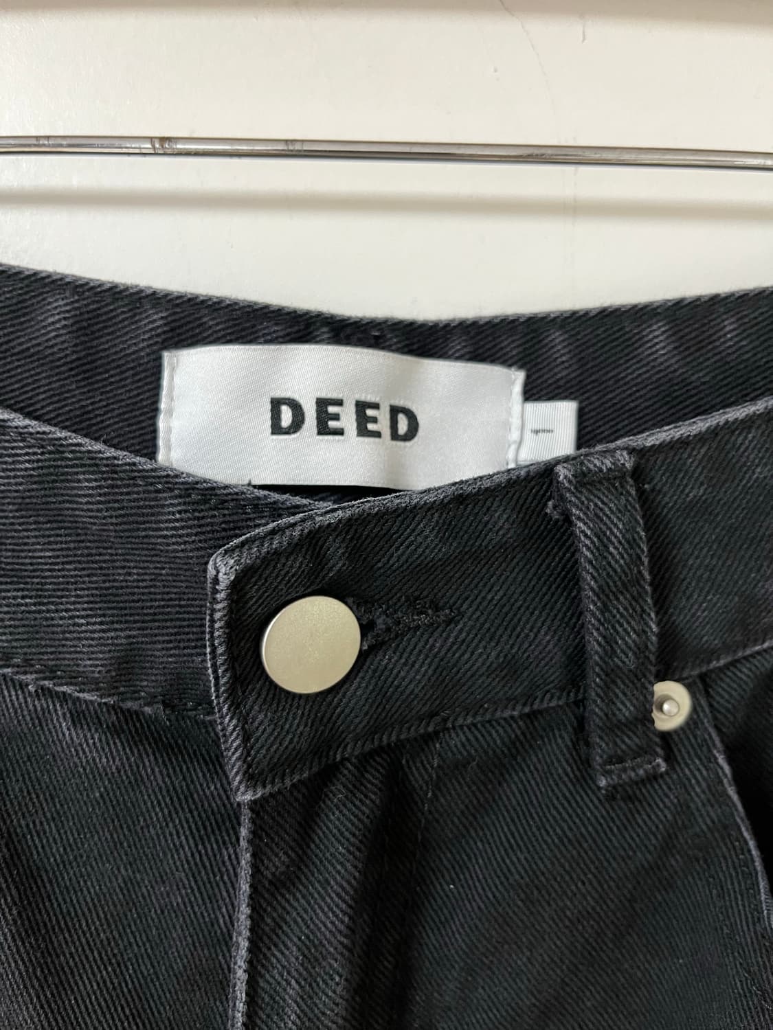 DEED 와이드 블랙진 상품이미지10
