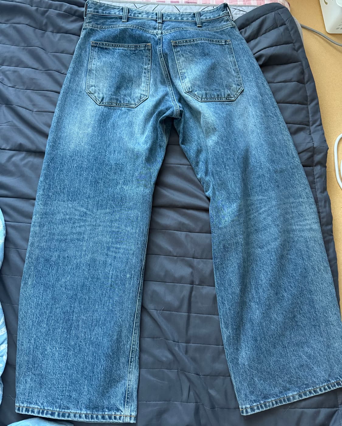 해칭룸 와이드 커프진팝니다 상품이미지2