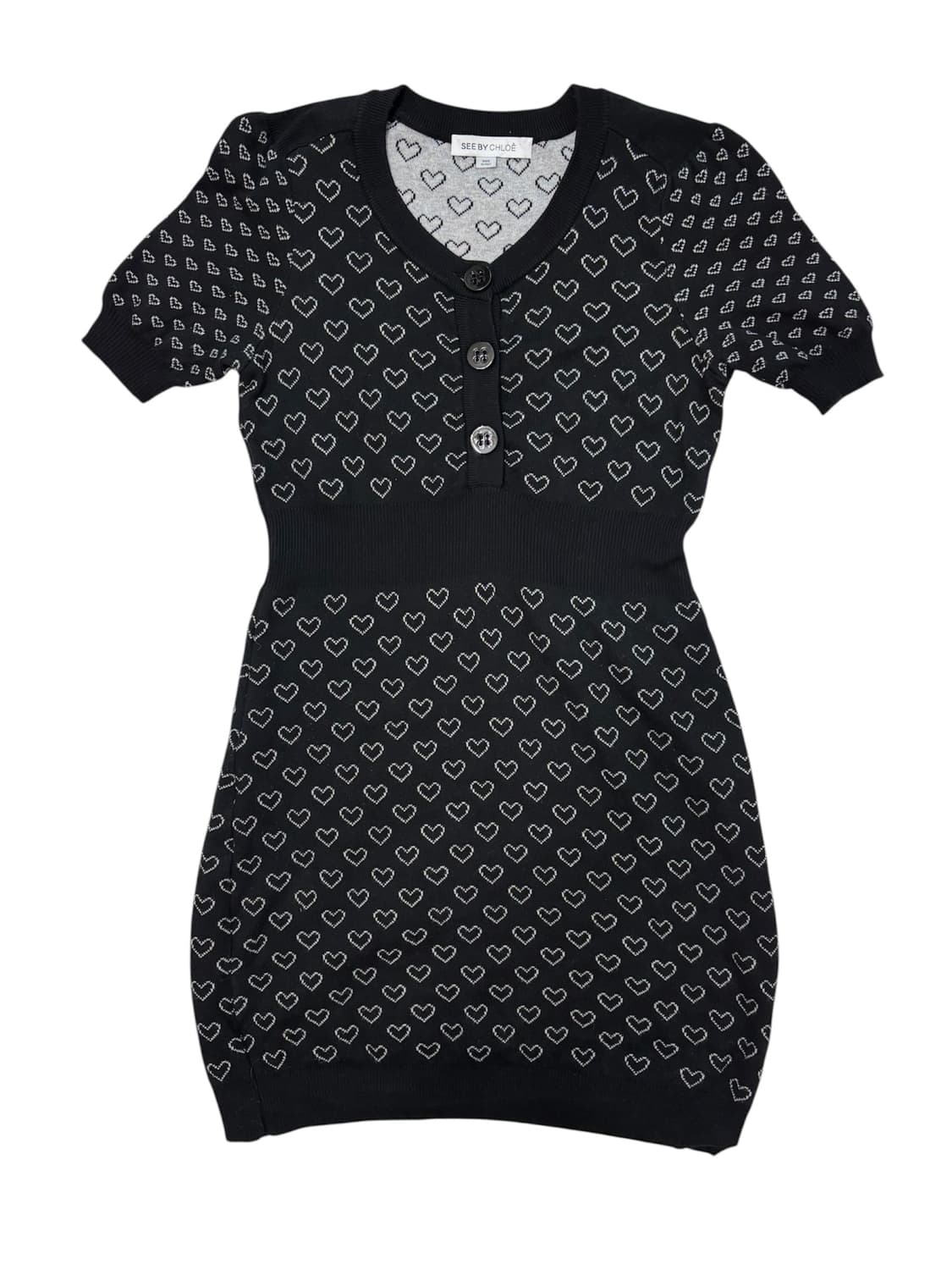 See by Chloe 코튼 반소매 니트 원피스 55 상품이미지10