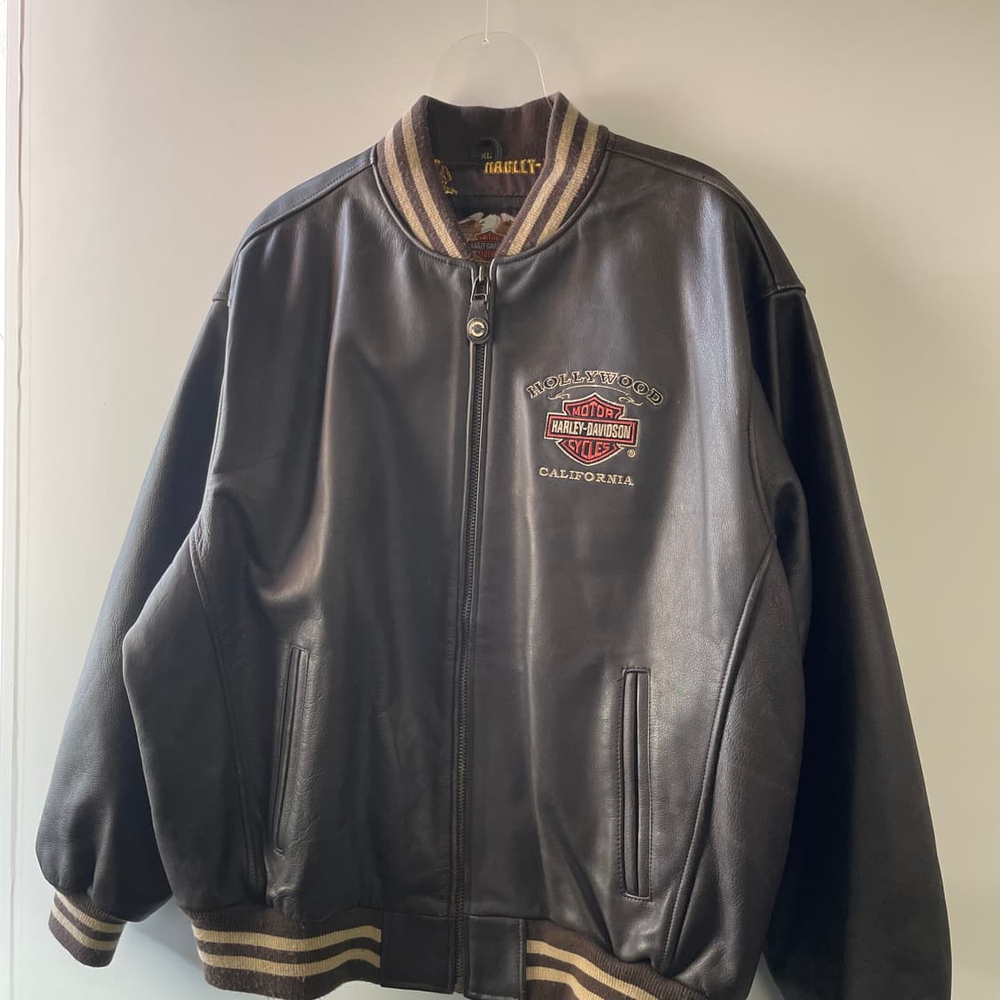 할리데이비슨 가죽 봄버자켓 상품이미지3