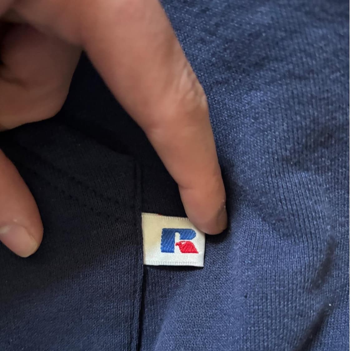 90s 러셀 애슬레틱 후드집업 네이비 상품이미지3