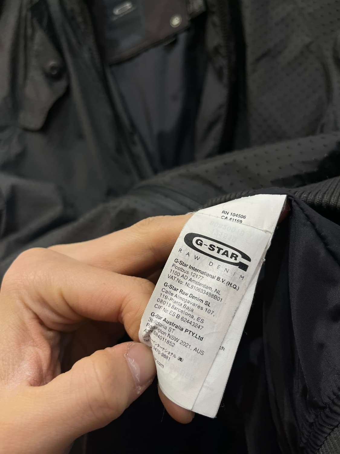 G STAR 지스타로우 아스트론 펀칭 봄버자켓 상품이미지8