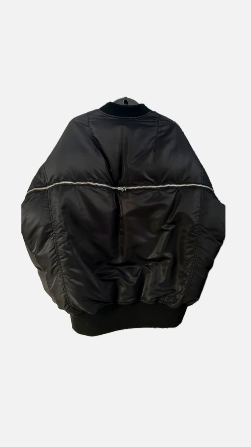 R13 zip out bomber black 알써틴 봄버자켓 상품이미지2