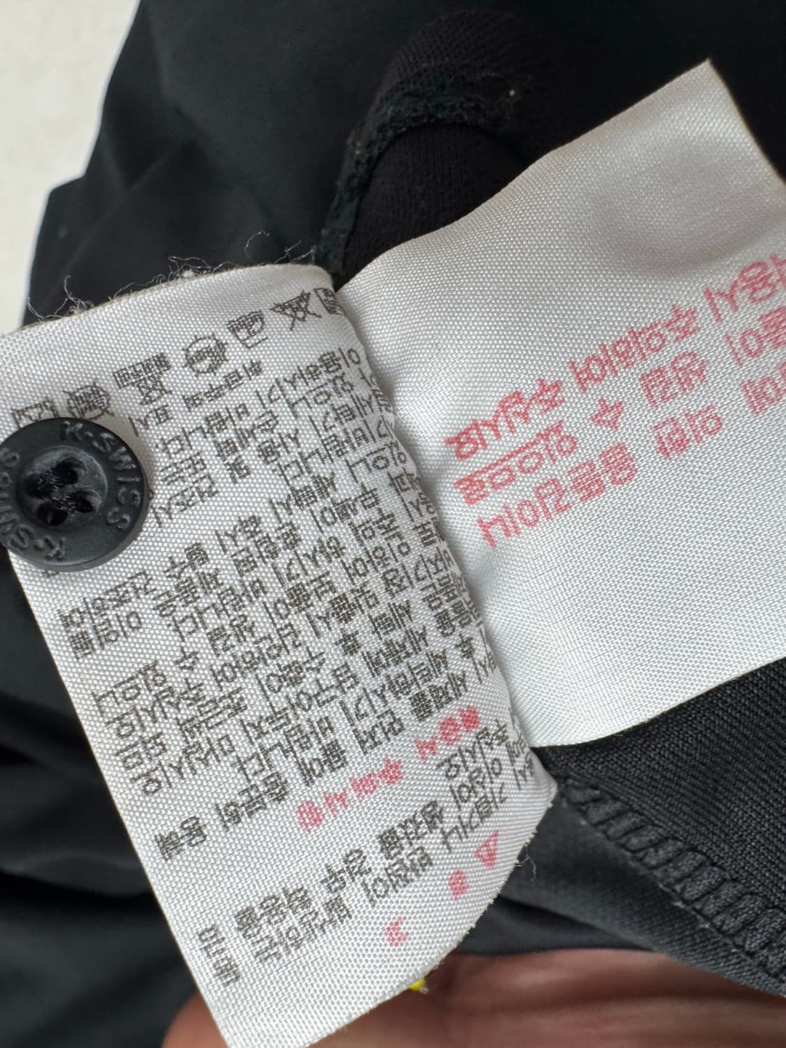 K-SWISS 폴로 티셔츠 원피스 블랙 100 상품이미지9