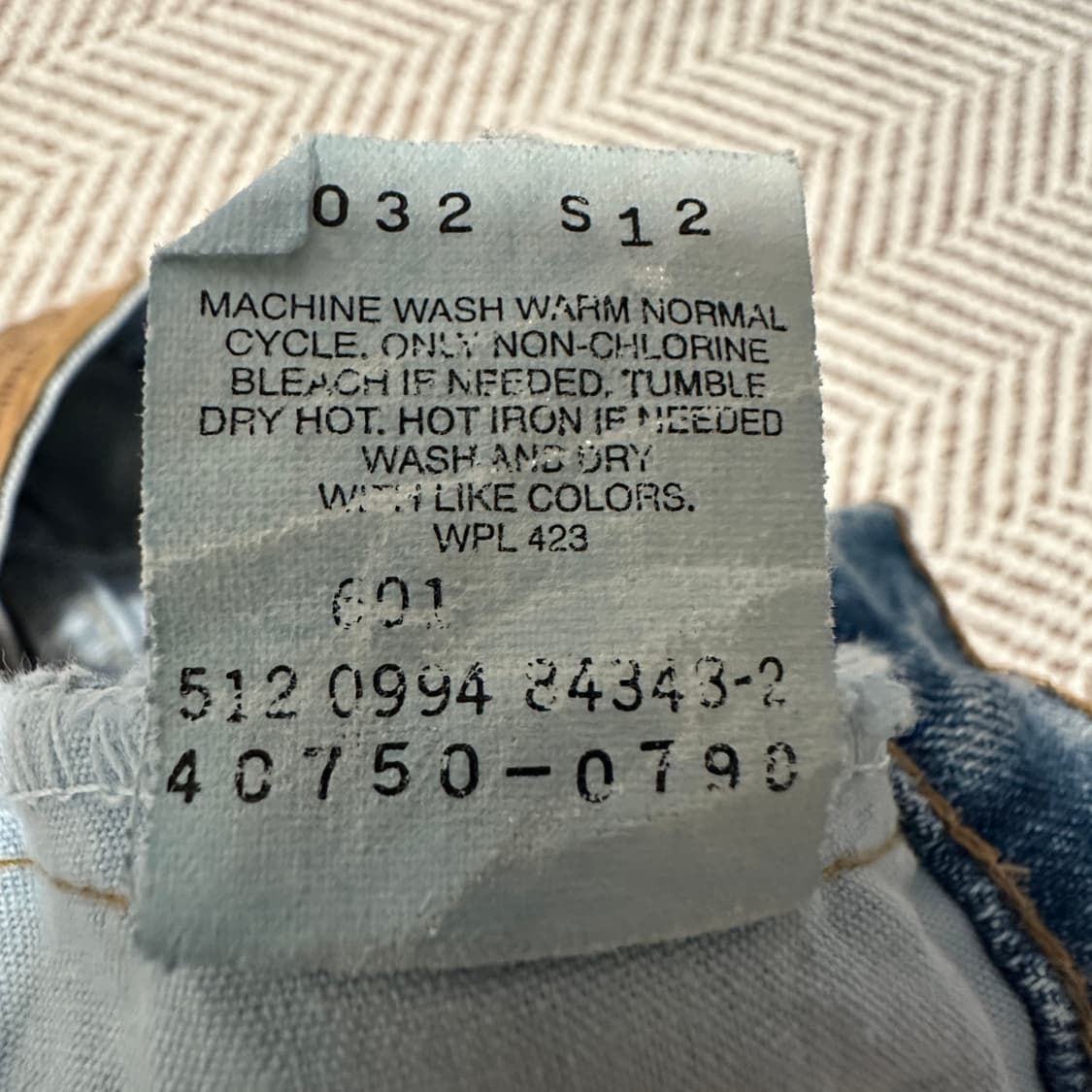 LEVI'S 550 90's usa made denim jeans 상품이미지6