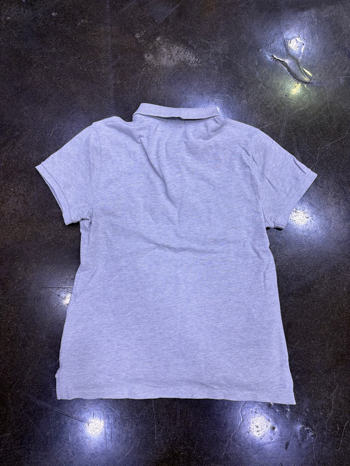 폴로 랄프로렌 스키니핏 피케 반팔 카라티 그레이 L 상품이미지2