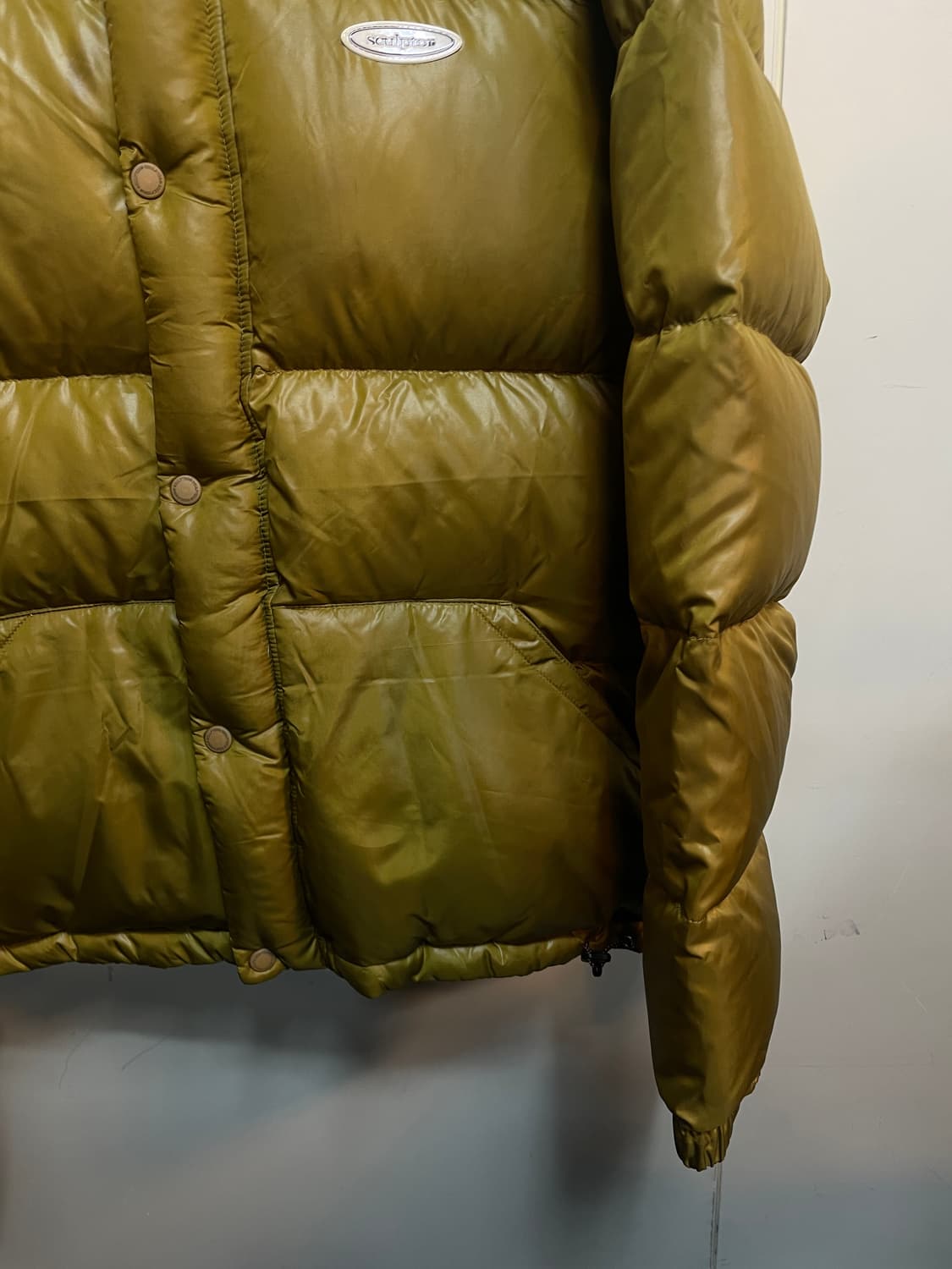 스컬프터 리버시블 패딩 카키 상품이미지7