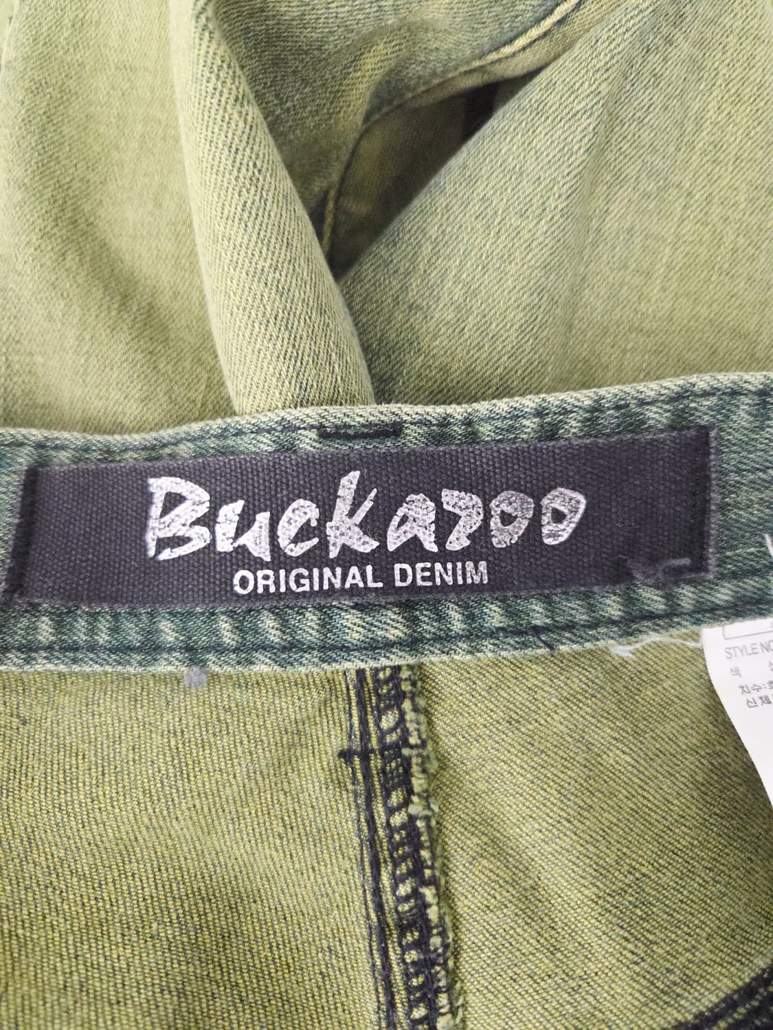 BUCKAROO 버커루 프리미엄 워시 카키 데님 팬츠 상품이미지7