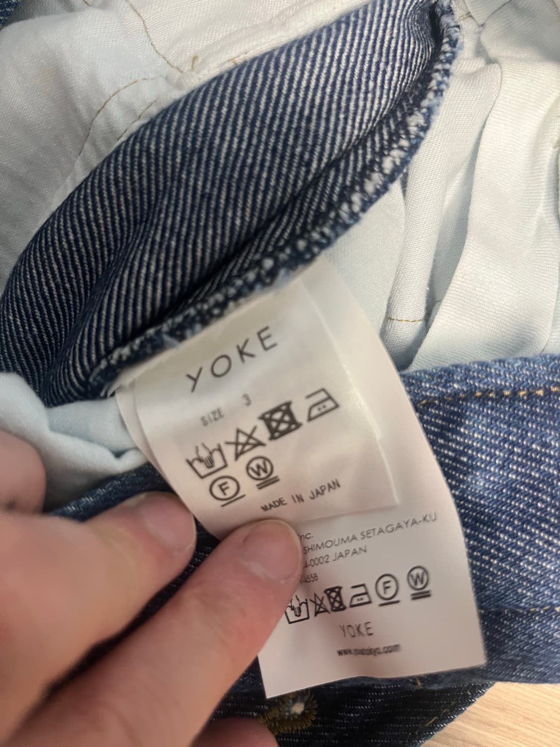Yoke 도쿄 요크 데님 상품이미지3