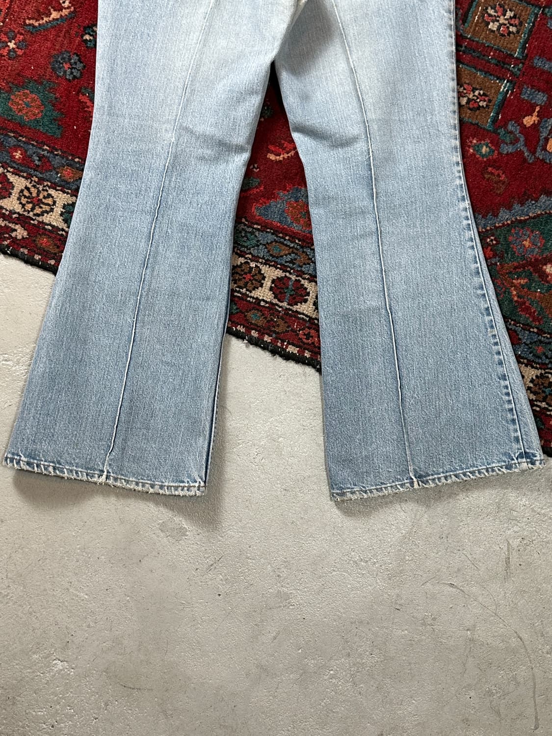 70's USA Made 빈티지 리바이스 684 벨바텀 부츠컷 데님 상품이미지8