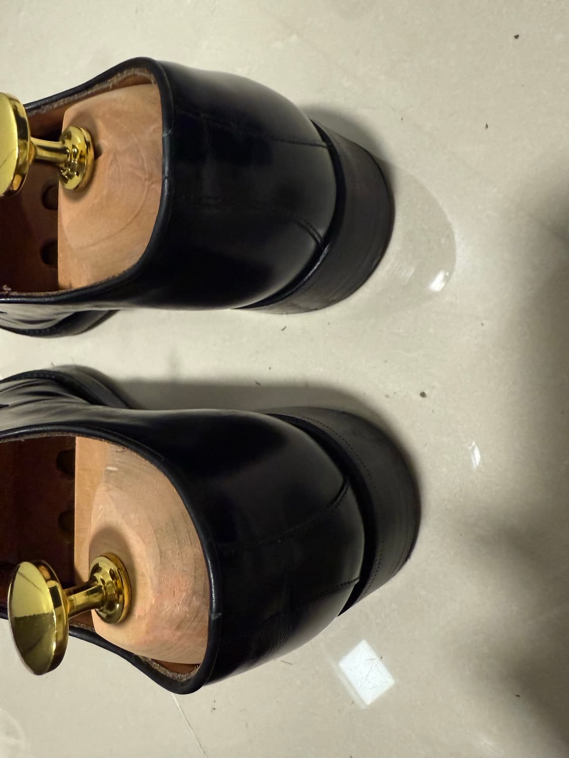 얀코 남성 더비 슈즈 블랙 6사이즈 (250~255) 상품이미지4