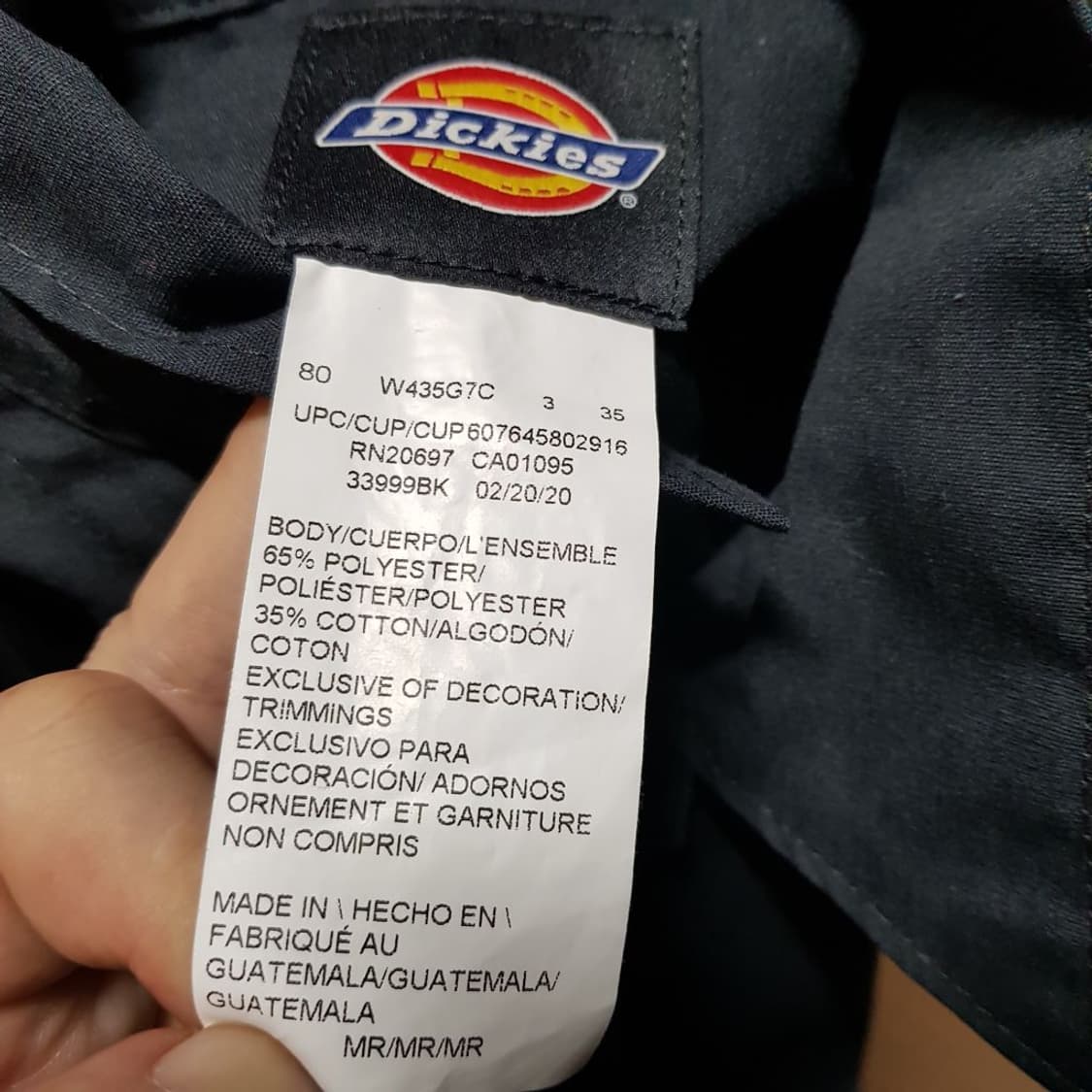 M/ 디키즈 반팔 커버올 오버롤/점프수트//2탄흰 상품이미지6