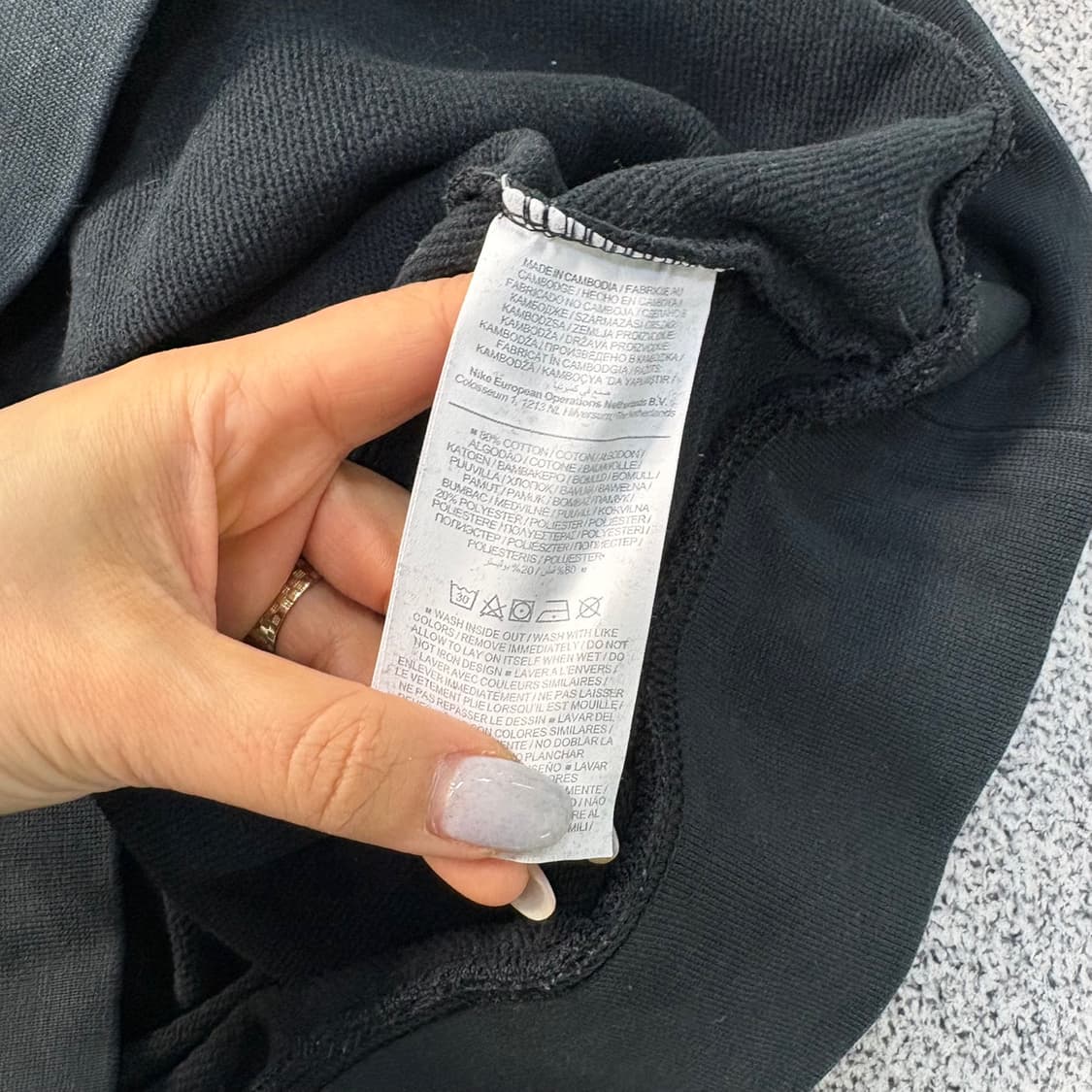 M 나이키 남성 스우시 맨투맨 긴팔티 0330J 상품이미지4