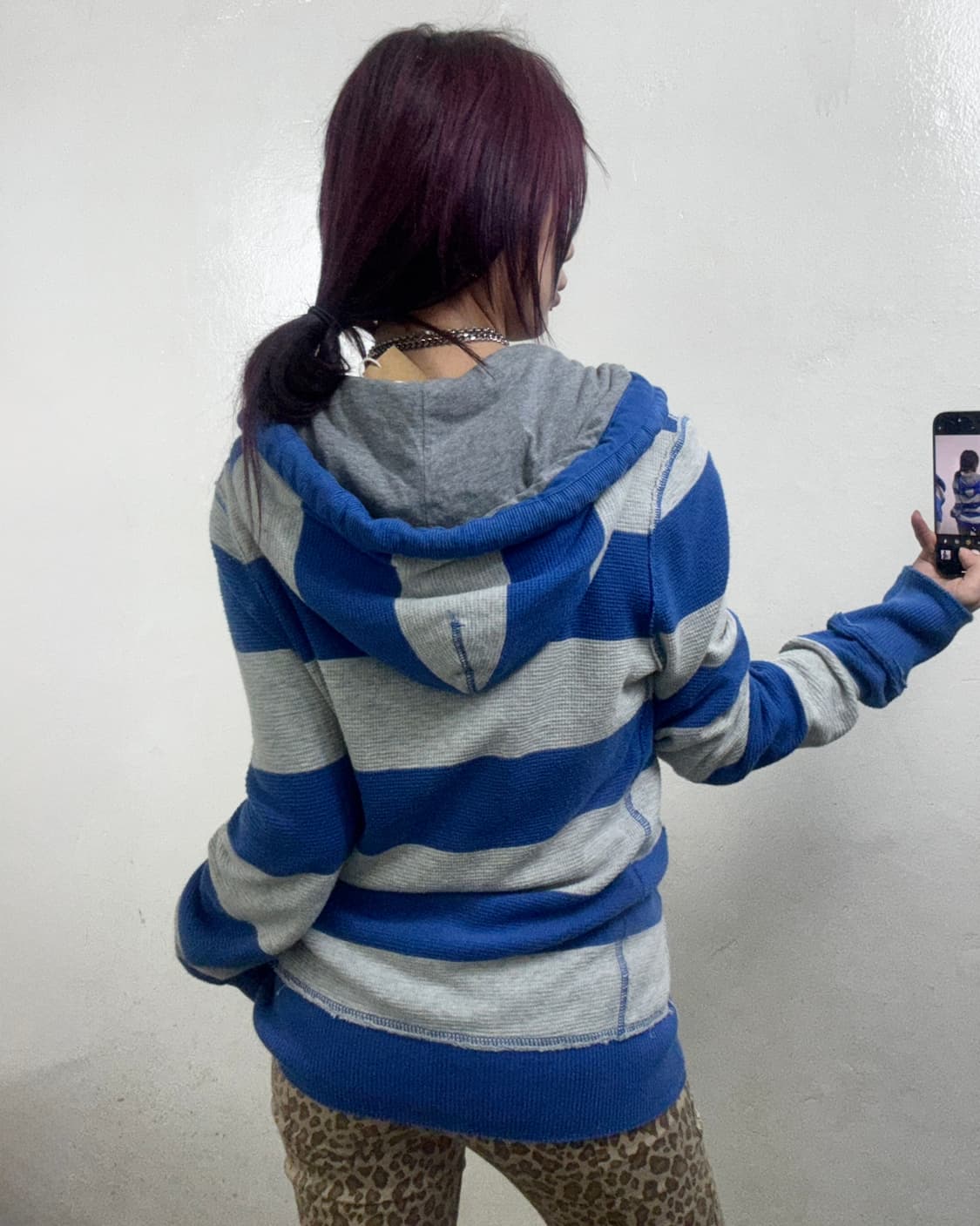 Abercrombie Striped Hoodie zipup 상품이미지2