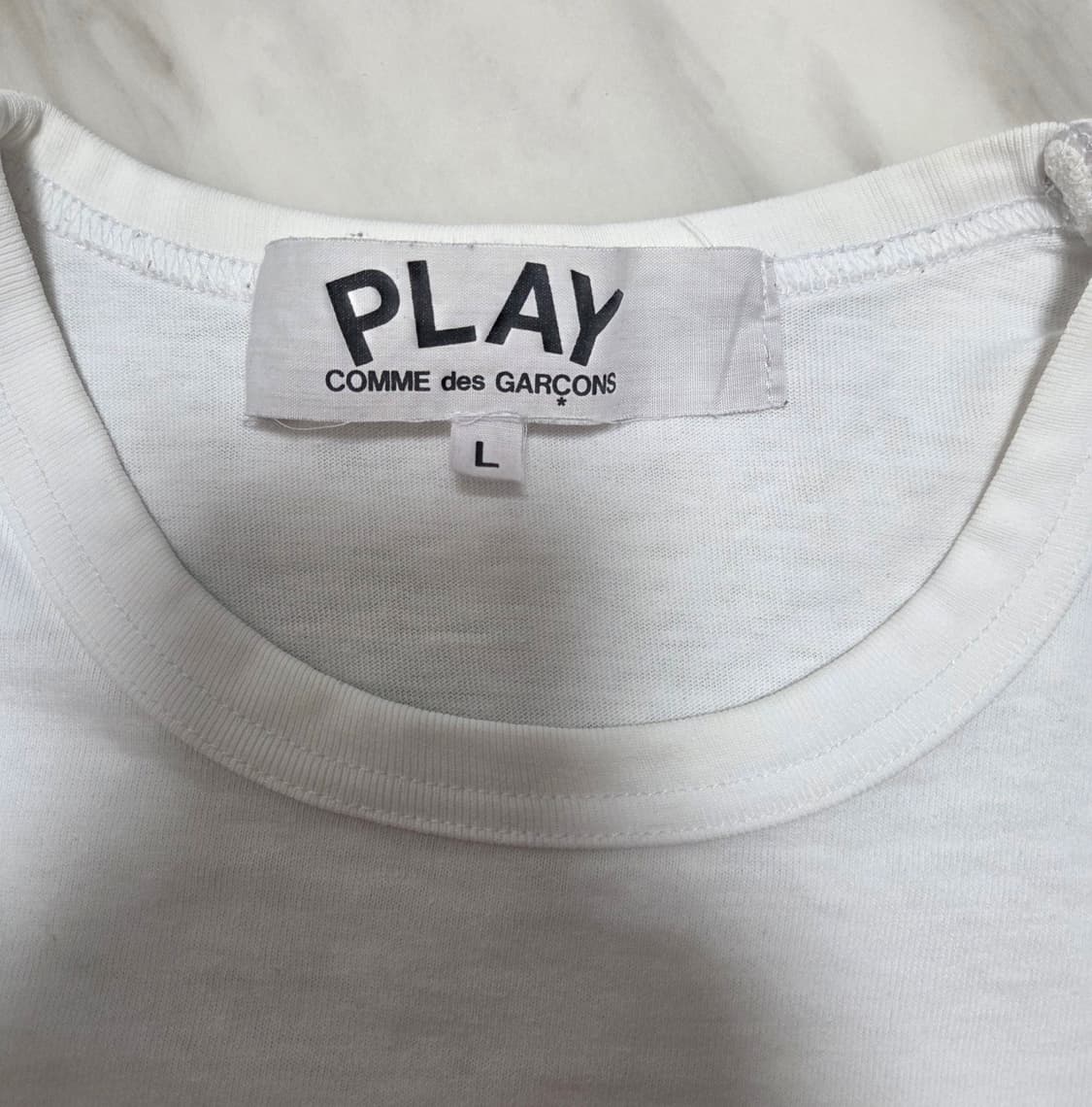 꼼데가르송 리버스 로고 반팔티 상품이미지5