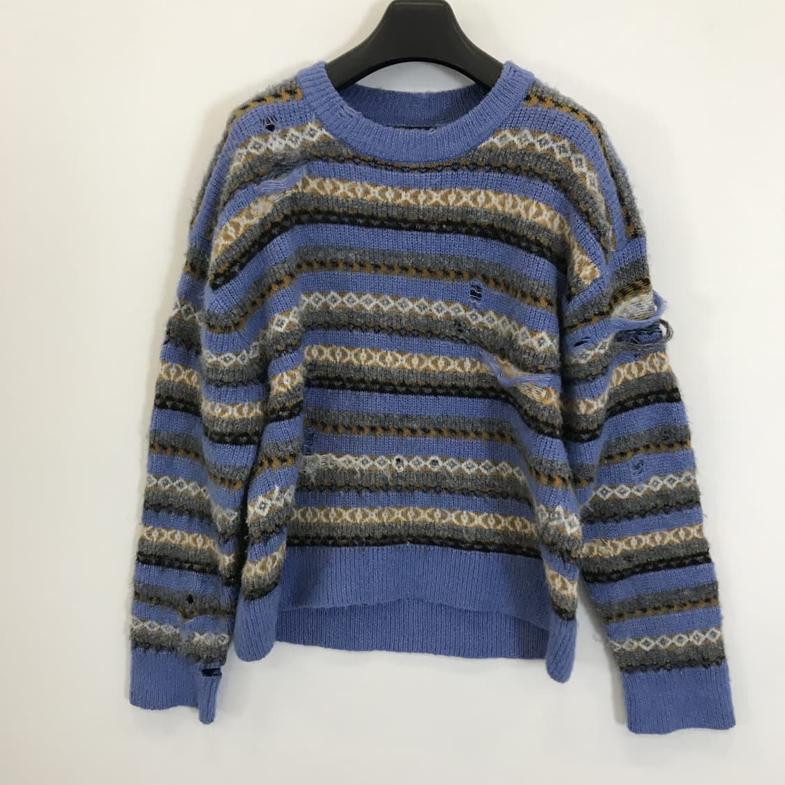 자라 빈티지 자카드 스웨터니트 [L] 상품이미지1