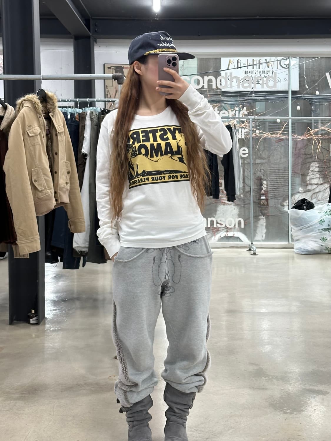 히스테릭글래머 히스걸 카툰 롱슬리브 긴팔티 상품이미지2