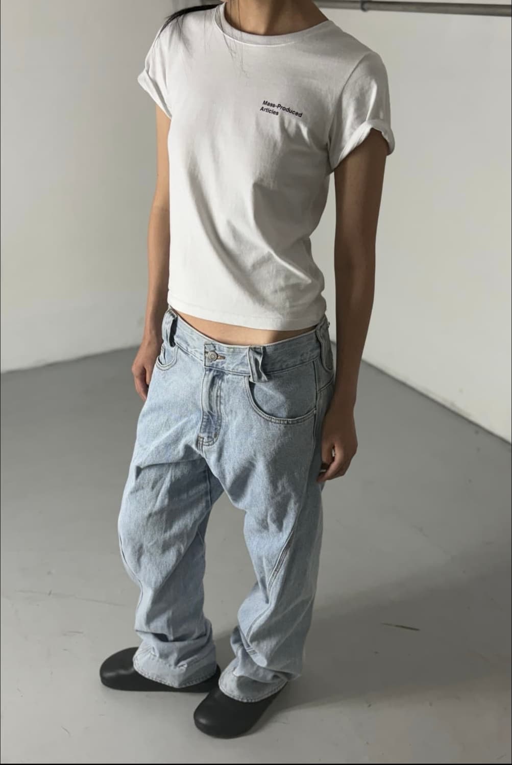 플라스틱 프로덕트 드리프트 데님팬츠 L 상품이미지1
