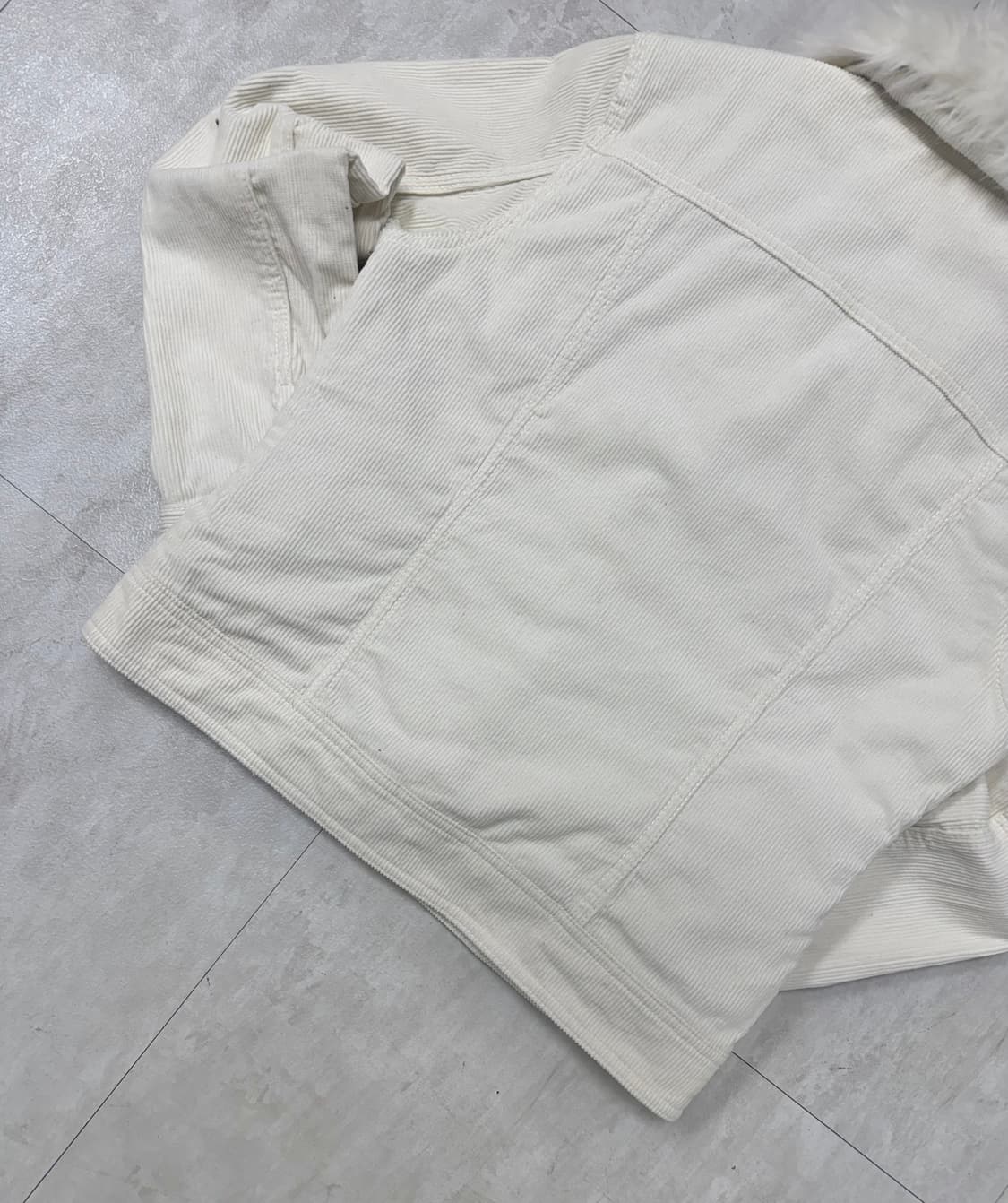 •Japanese vintage 코듀로이 퍼 자켓 상품이미지6