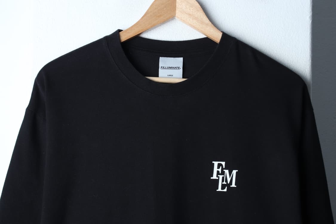 (L-XL) 필루미네이트 반팔 티셔츠 스몰로고 블랙 올드스쿨-H31414 상품이미지3