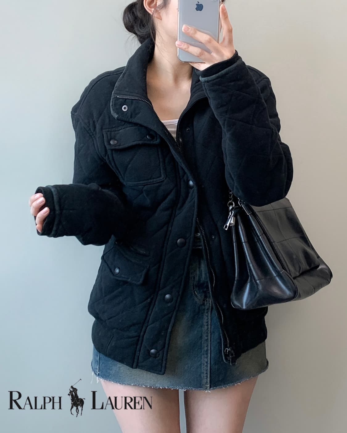 폴로 퀼팅 봄버 자켓 상품이미지2