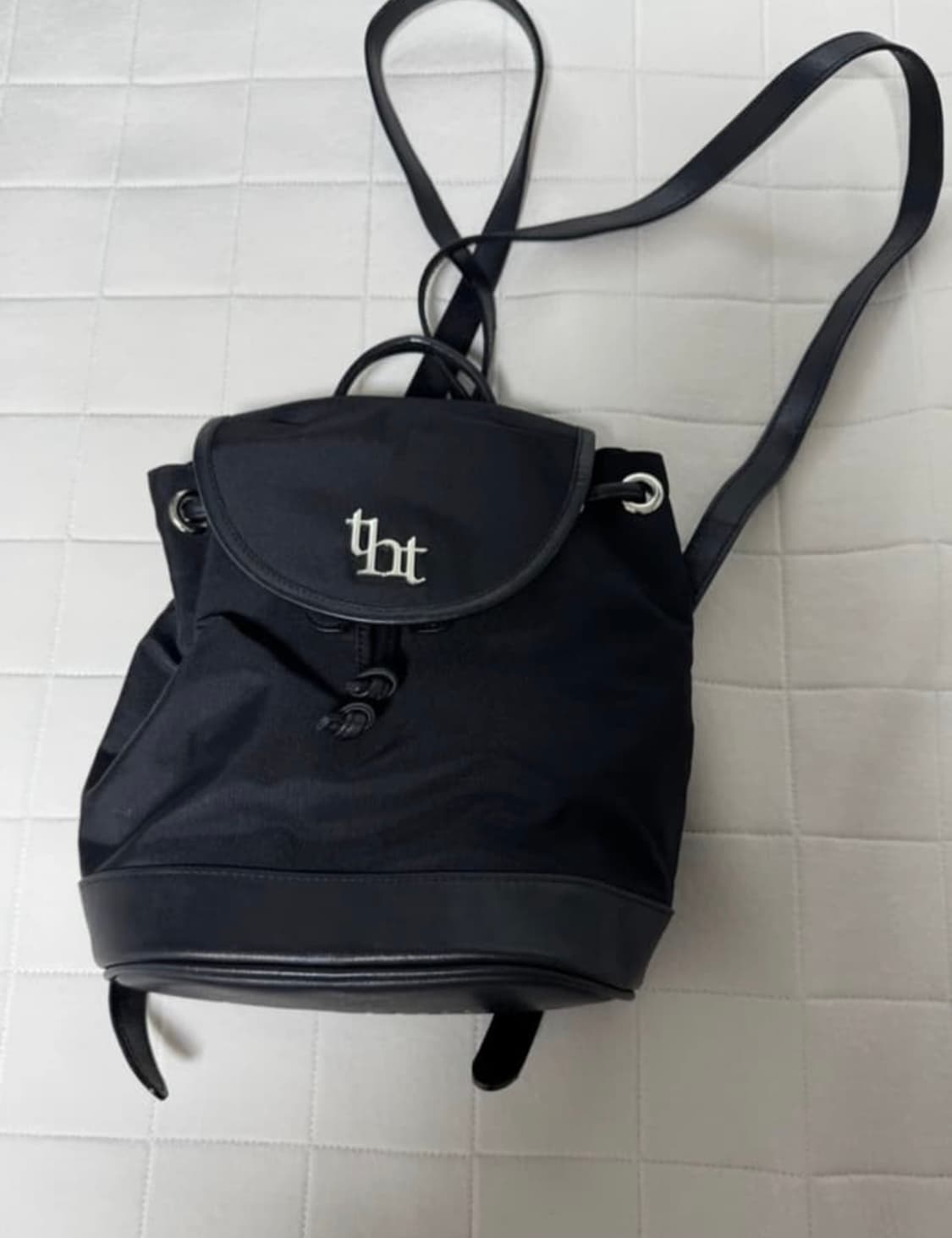 쓰리타임즈 쓰탐 아콘 백팩 블랙 시즈니룩 갸루 상품이미지4
