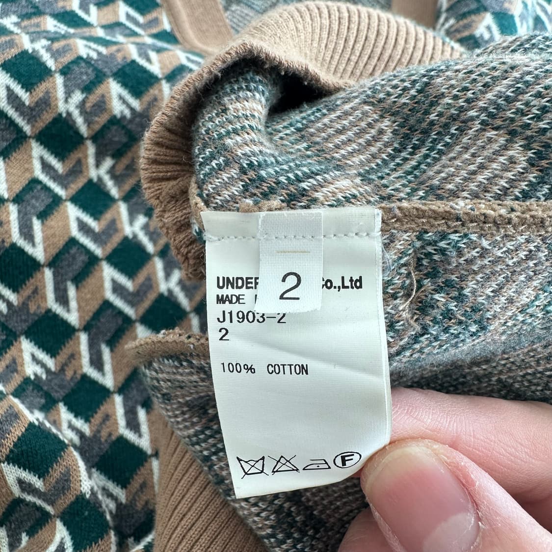언더커버 FXXK 자카드 가디건 2사이즈 (95 M) 상품이미지4