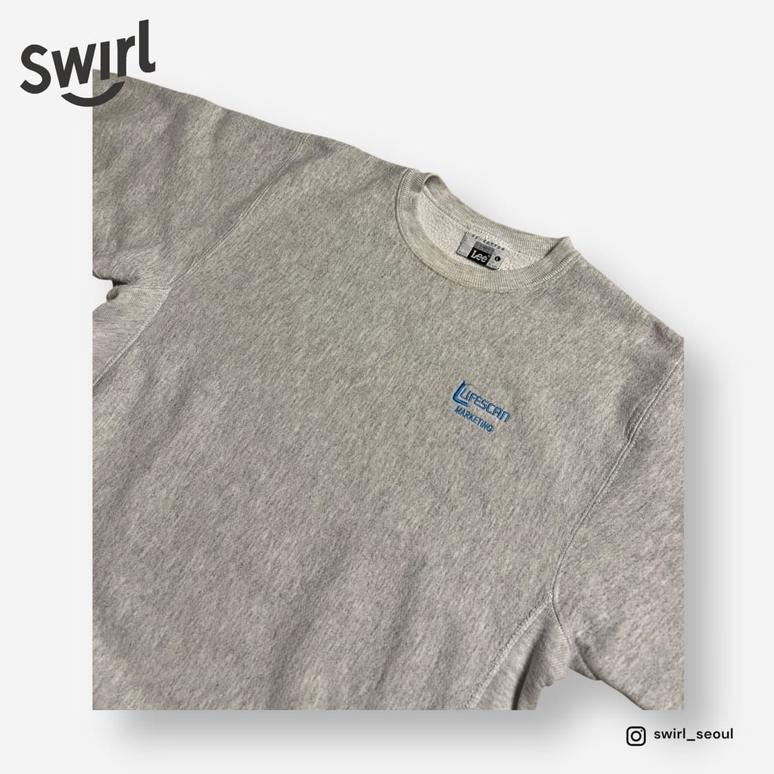 🌊Lee 90s reverse-weave sweatshirts 상품이미지3