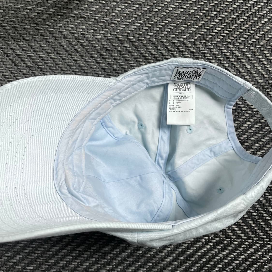 마리떼 프랑소와 저버 빅로고 클래식 볼캡 스카이블루y 5021 상품이미지5