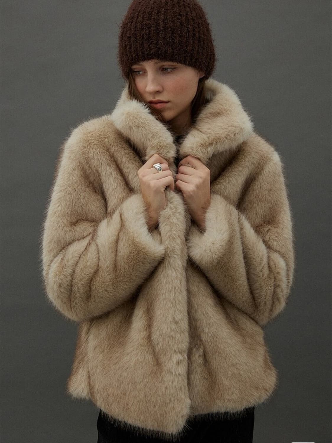 무니드 시눈 퍼자켓 애쉬 상품이미지2