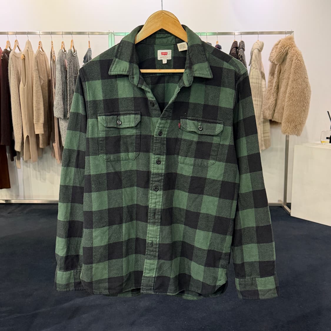 [L] 리바이스 체크 플란넬셔츠  상품이미지1