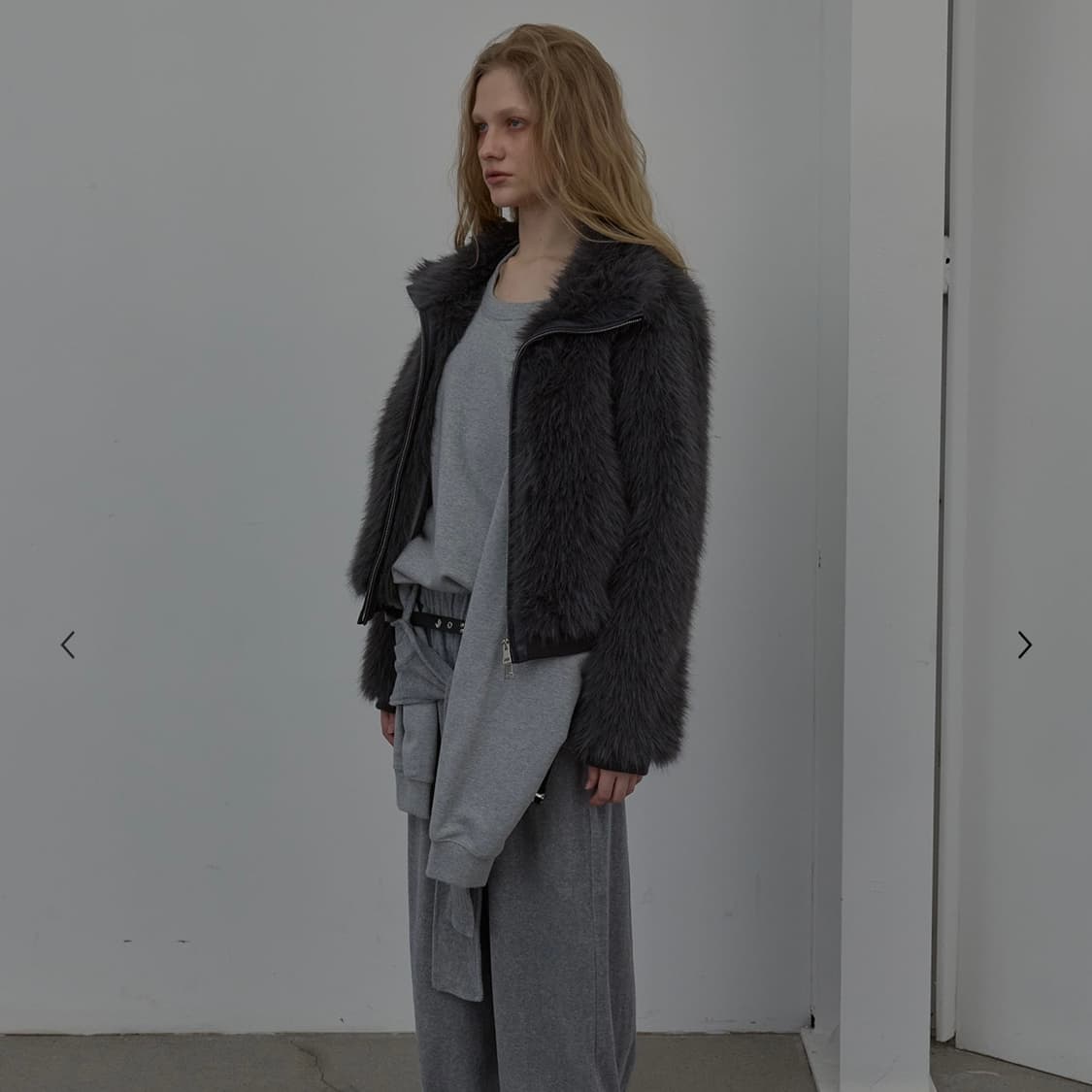 엘씨디씨 퍼자켓 그레이 상품이미지2