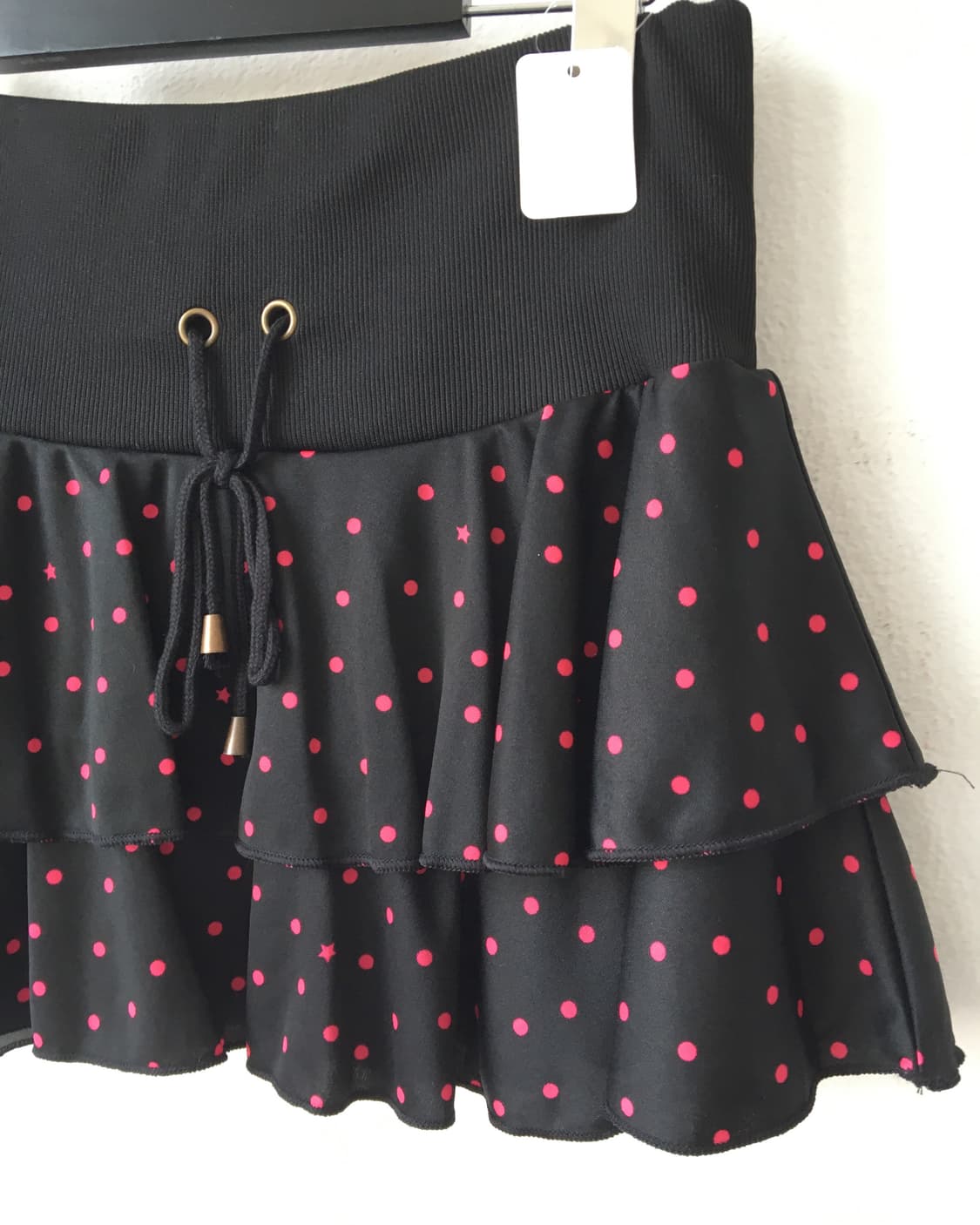 Dot pattern layer mini skirt 상품이미지2