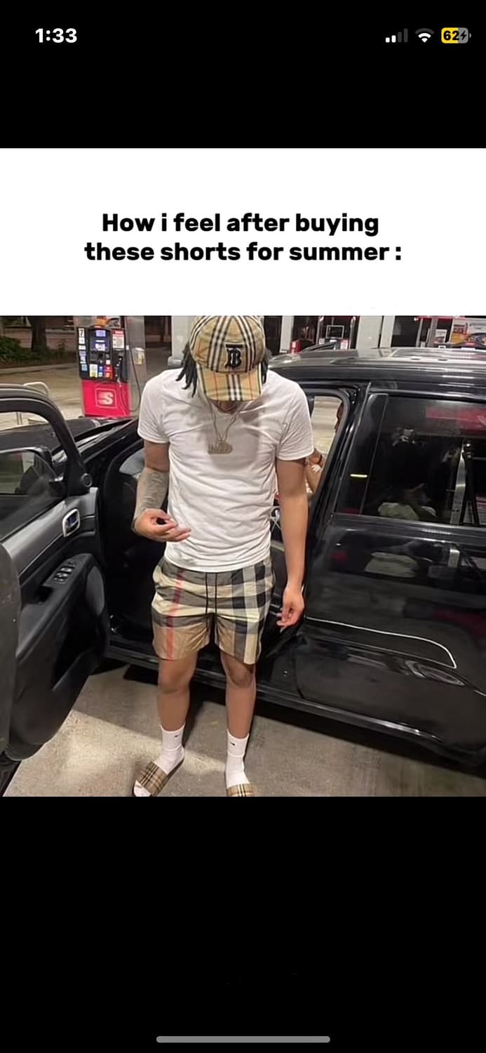 버버리 이그재저레이트 체크 드로우코드 스윔 쇼츠 아카이브 베이지 상품이미지1