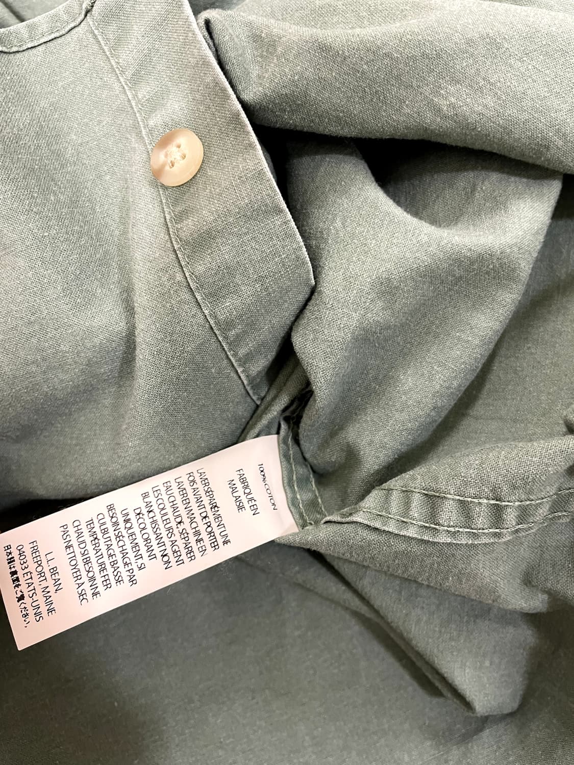 엘엘빈/ 투포켓 셔츠 세이지그린/ L 상품이미지8