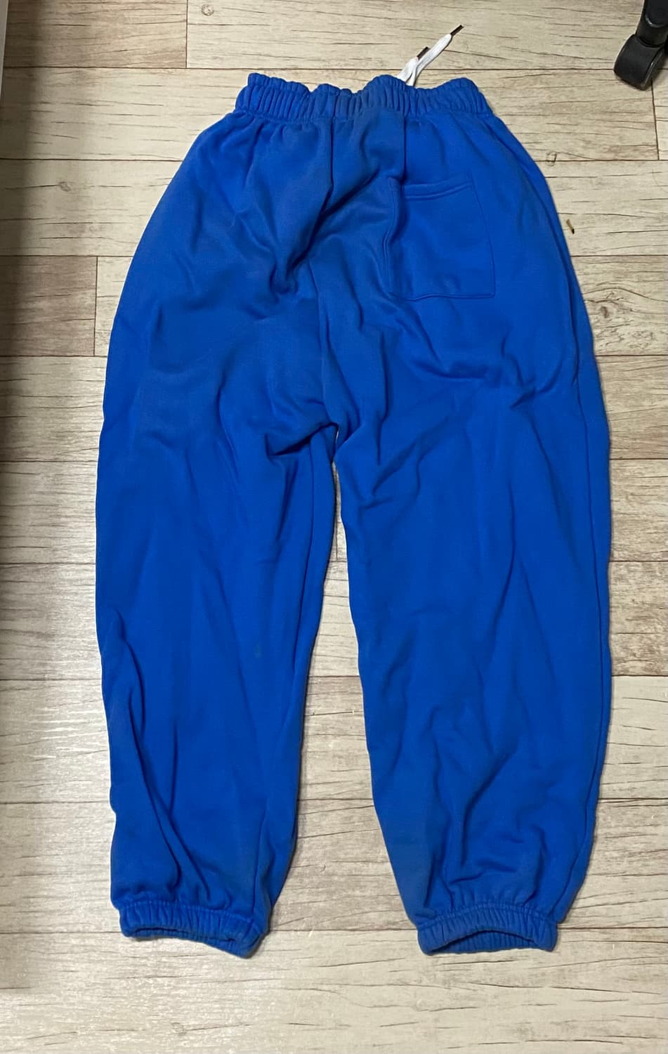 그린 , 블루 색상 기모 와이드 조거 팬츠 34 인치 ~ 상품이미지5