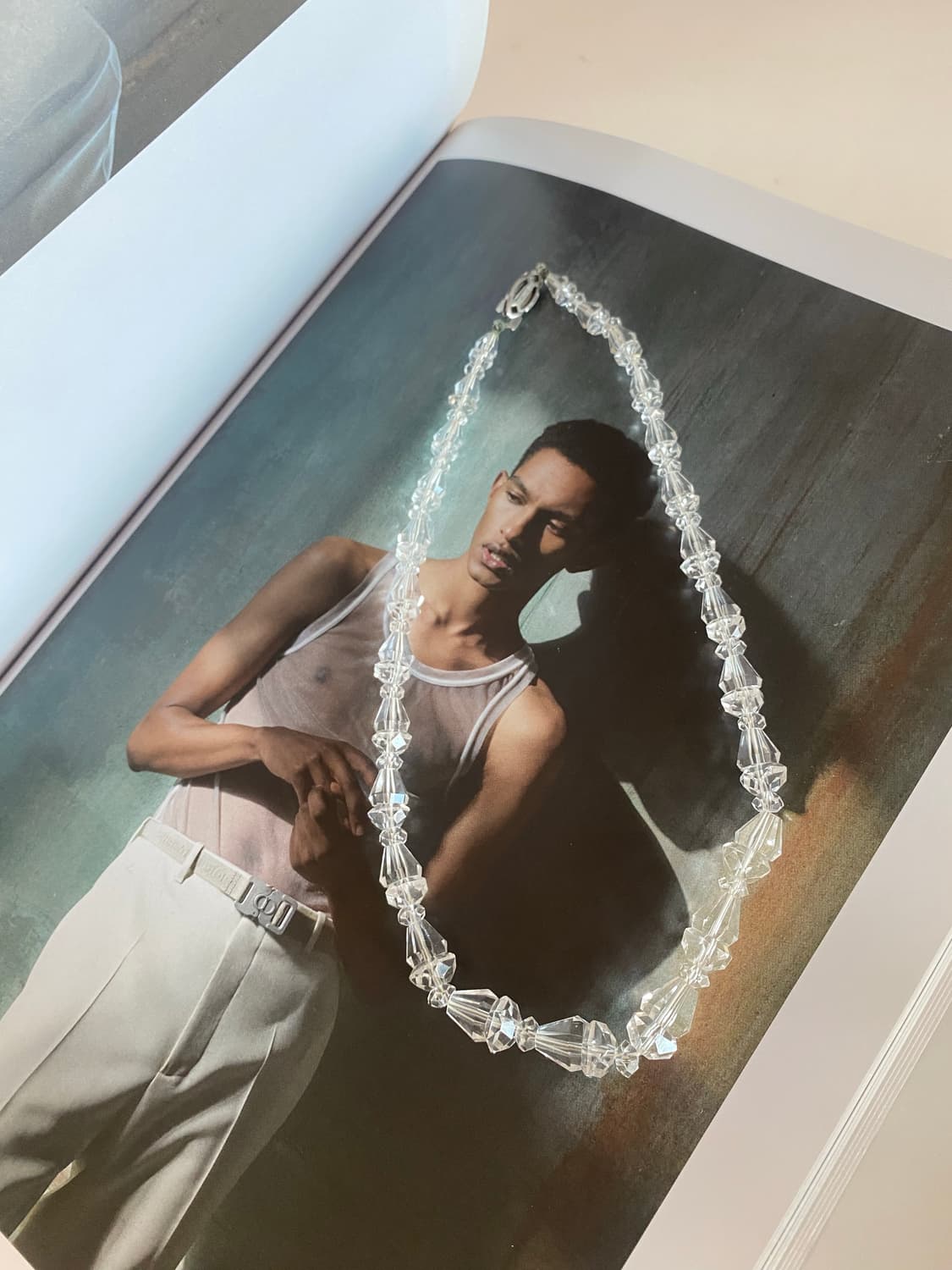 크리스탈 비즈 실버 목걸이 빈티지 주얼리 상품이미지7