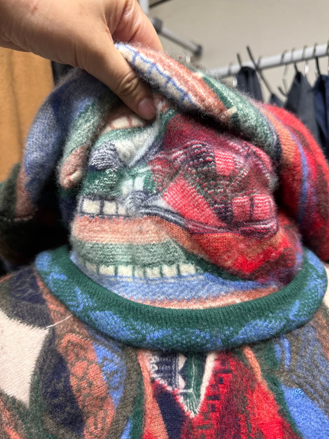 [Made in Australia] 정품 100% 캐시미어 쿠지 숄 니트 상품이미지2